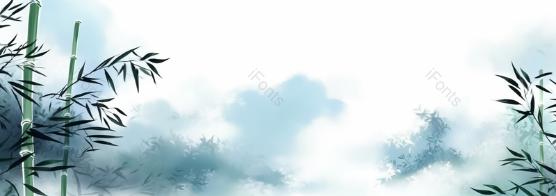 中国风古典复古水墨山竹,插画/手绘图,插画/手绘图库,插画/手绘图下载,插画/手绘